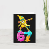 Dabbing Banana 67 Ice Cream Drip Funny Six Seven M カード (正面)