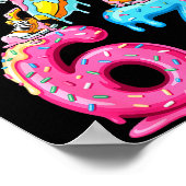 Dabbing Banana 67 Ice Cream Drip Funny Six Seven M ポスター (角)