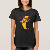 Dabbing Banana  Cute Banana Dabbing  Dab Tシャツ (正面)