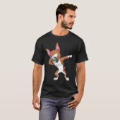 Dabbing Boxer - Dabbing Dog - Boxer Tシャツ (正面フル)