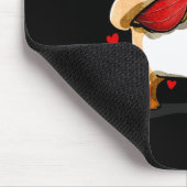 Dabbing Bulldog Face Mask Dab Dance Valentine Gift マウスパッド (コーナー)