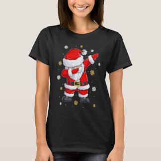 Dabbing Christmas Ugly Xmas Sweater Santa Dab Squa Tシャツ