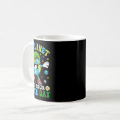 Dabbing Earth Day 2025 Groovy Go Planet Its Your E コーヒーマグカップ (正面左)