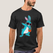 Dabbing Easter Bunny Boy Dab Easter Day Basket Stu Tシャツ (正面)