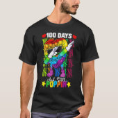 Dabbing Fidget Toy 100 Days Of School Still Poppin Tシャツ (正面)