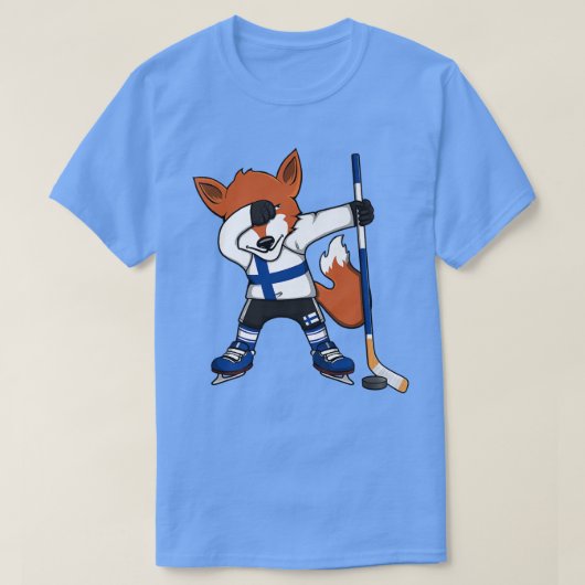 Dabbing Fo Finland Ice Hockey Fans Jersey Dab Wint Tシャツ (デザイン正面)