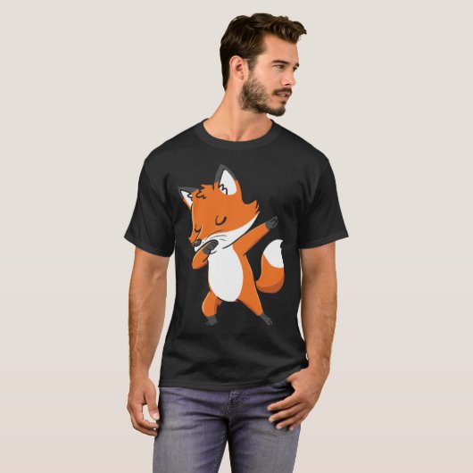 Dabbing Fox for Fox Tシャツ (正面フル)