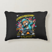 DABBING FUTURE LESSONS LEARN ACCENT PILLOW  アクセントクッション (正面)