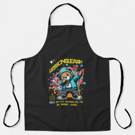 DABBING FUTURE LESSONS LEARN All-Over Print Apron エプロン