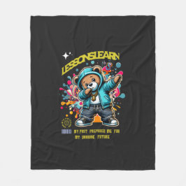 DABBING FUTURE LESSONS LEARN Fleece Blanket フリースブランケット