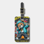 DABBING FUTURE LESSONS LEARN LUGGAGE TAG ラゲッジタグ (正面縦)