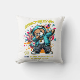 DABBING FUTURE LESSONS LEARN THROW PILLOW クッション