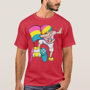 Dabbing Gamer LGBT-Qビデオゲームコントローラーパンセック Tシャツ