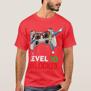 Dabbing Gamingコントローラーのビデオゲーマー年齢10誕生 Tシャツ