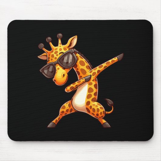 Dabbing Giraffe  マウスパッド (正面)