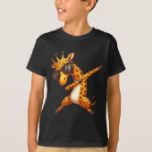 Dabbing Giraffe  Tシャツ (正面)