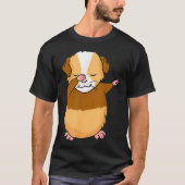 Dabbing Guinea Pig Funny Dab Gift Tシャツ (正面)