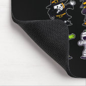 Dabbing Halloween Boys Skeleton Zombie Scary Pumpk マウスパッド (コーナー)