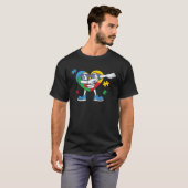 Dabbing Heart Autism Child Awareness Puzzle Choose Tシャツ (正面フル)