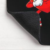 Dabbing Heart Funny Toddler Girls Kids Boys Valent マウスパッド (コーナー)