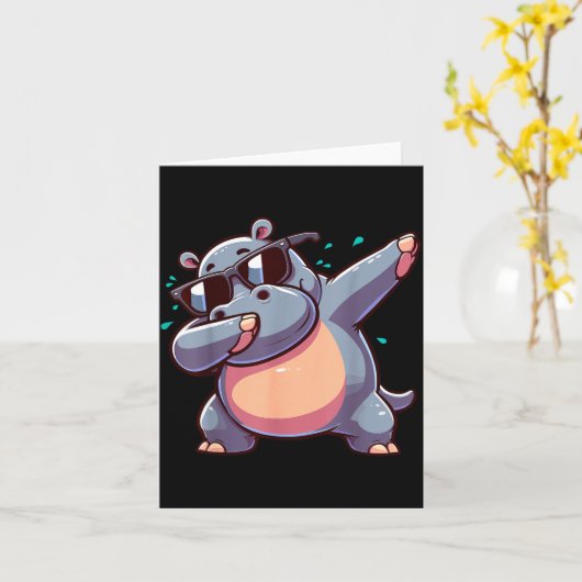 Dabbing Hip  カード (黄色い花)