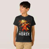 Dabbing Horse Lunar Chinese New Year Of The Horse Tシャツ (正面フル)