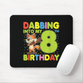 Dabbing Into My 8誕生日キツネ8歳B マウスパッド (マウス)