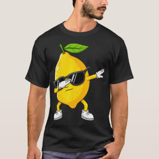 Dabbing Lemon Fruit With Sunglasses Lemon Tシャツ