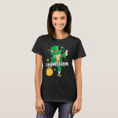 Dabbing Leprechaun Irish Clover St Patrick's Day S Tシャツ (正面フル)