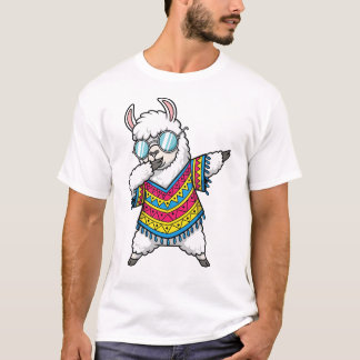 Dabbing Llama Funny Cute Dab Dance Tシャツ