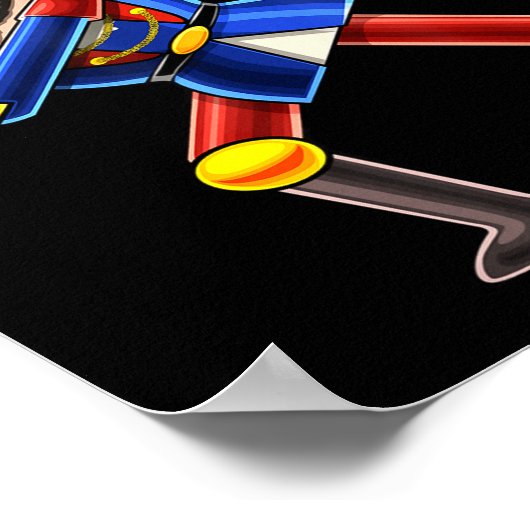 Dabbing Nutcracker Christmas Costume Nutcracker Gi ポスター (角)