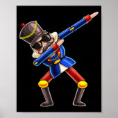 Dabbing Nutcracker Christmas Costume Nutcracker Gi ポスター (正面)