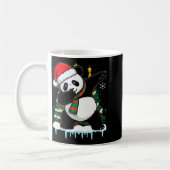 Dabbing Panda Santa Christmas Kids Boys Men Xmas B コーヒーマグカップ (左)