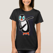 Dabbing Penguin Cool Penguin Dab Dance Dancing Cut Tシャツ (正面)