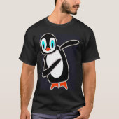 Dabbing Penguin Cool Penguin Dab Dance Dancing Cut Tシャツ (正面)