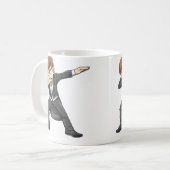 Dabbing Piano Boy Piano Student For A Piano Player コーヒーマグカップ (正面左)