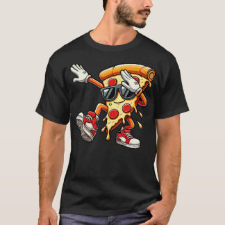 Dabbing Pizza Slice Dance Pizza Toddler Boy Dancin Tシャツ