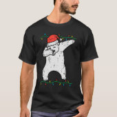 Dabbing Polar Bear Dab Xmas Christmas Boys Kids Gi Tシャツ (正面)