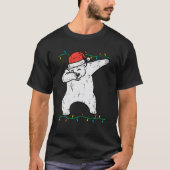 Dabbing Polar Bear Dab Xmas Pjs Christmas Boys Kid Tシャツ (正面)
