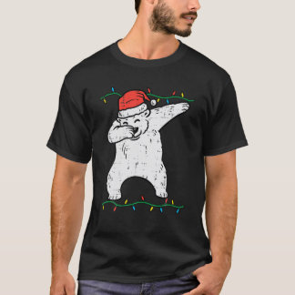 Dabbing Polar Bear Dab Xmas Pjs Christmas Boys Kid Tシャツ