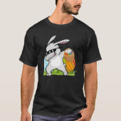 Dabbing Rabbit Easter Day Eggs Bunny Dabbing Boys Tシャツ (正面)
