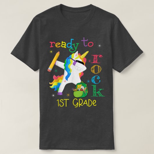 Dabbing Ready To Rock 1年生ユニコーン1日目 Tシャツ (デザイン正面)
