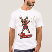 Dabbing Reindeer Tシャツ (正面)