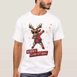 Dabbing Reindeer Tシャツ