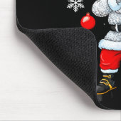 Dabbing Santa Christmas Disco Retro 70s 80s Vibes マウスパッド (コーナー)