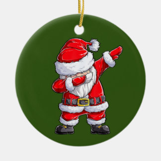 Dabbing Santa Claus Christmas Kids Boys Girls Dab セラミックオーナメント