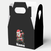 Dabbing Santa Funny Personalized Christmas Gift フェイバーボックス (オープン)