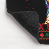 Dabbing Santa Says Six Seven 67 Meme Ugly Christma マウスパッド (コーナー)