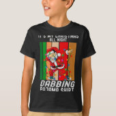 Dabbing Santaclaus All Christmas Night Dab Dance Tシャツ (正面)