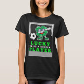 Dabbing Shenanigans Leprechaun Unicorn Soccer Play Tシャツ (正面)